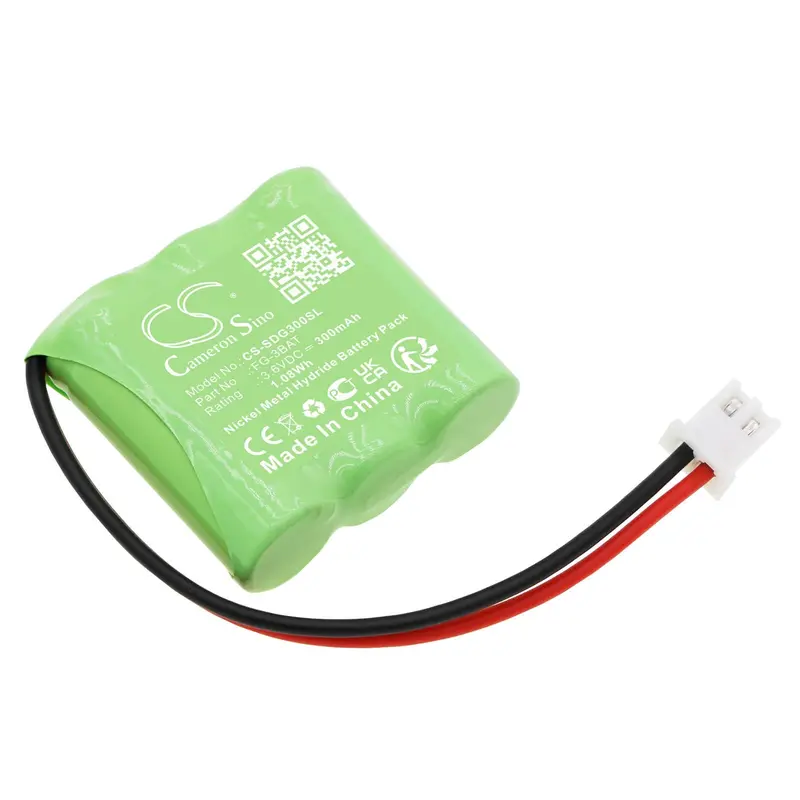 Shimpo Fg-3000 Survey Equipment Battery – 2.4V Ni-Mh, 300Mah, 1.08Wh 1