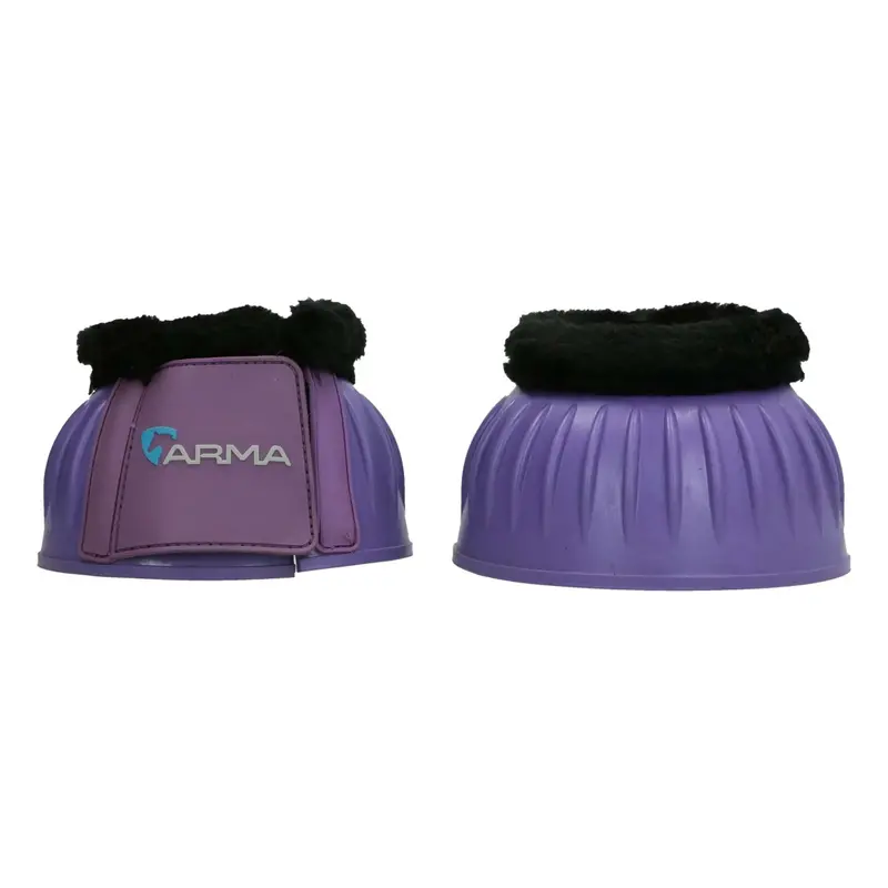 Shires Arma Fleece-Lined Jumping Boots – Black & Violet 1