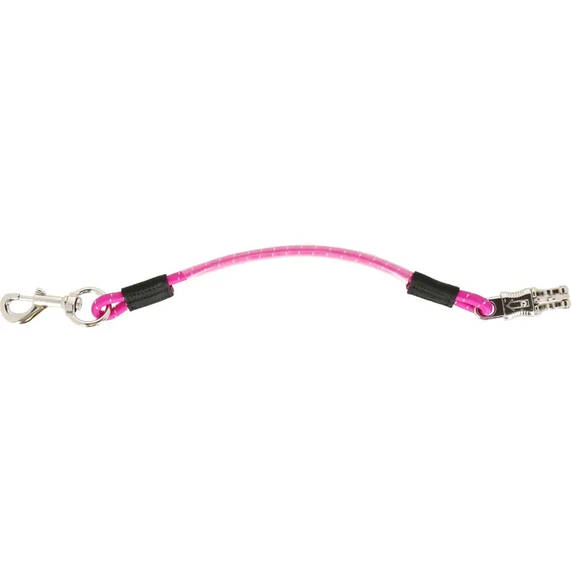 Shires Heavy-Duty Trailer Tie Rope – Pink 1