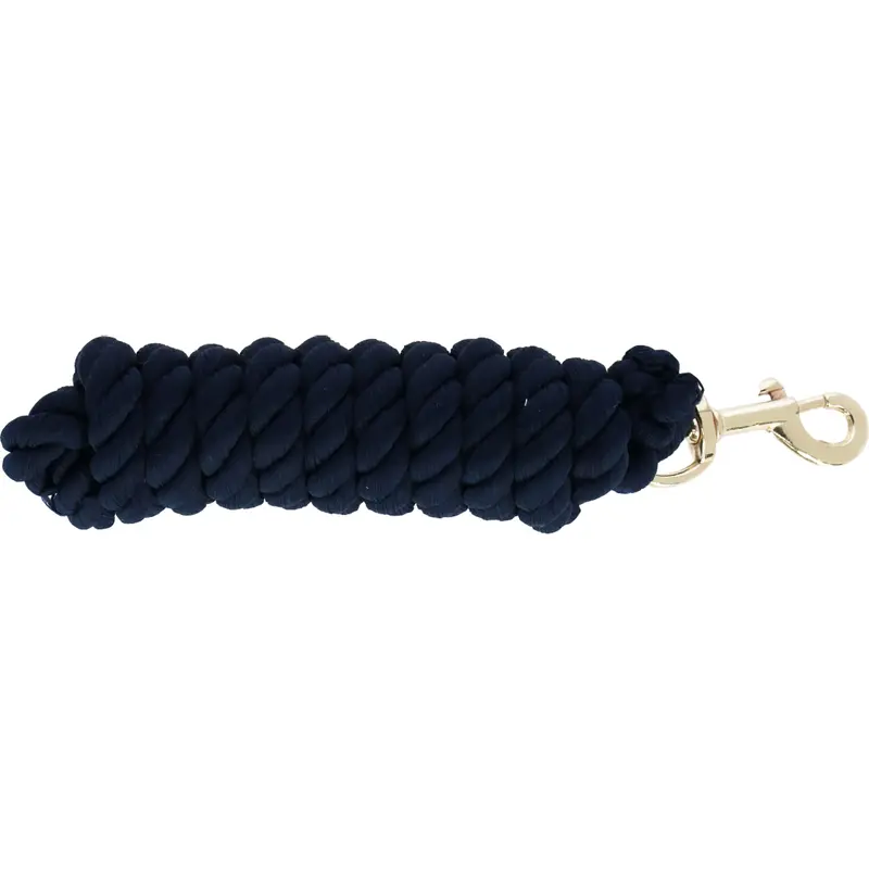 Shires Solid-Color Halter Rope In Navy Blue 1