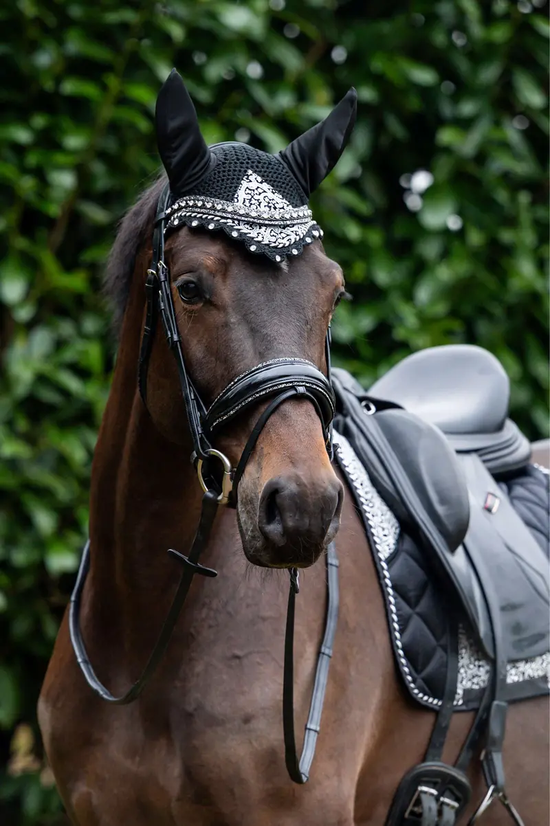 Showtime Rio Fly Mask In Black 1
