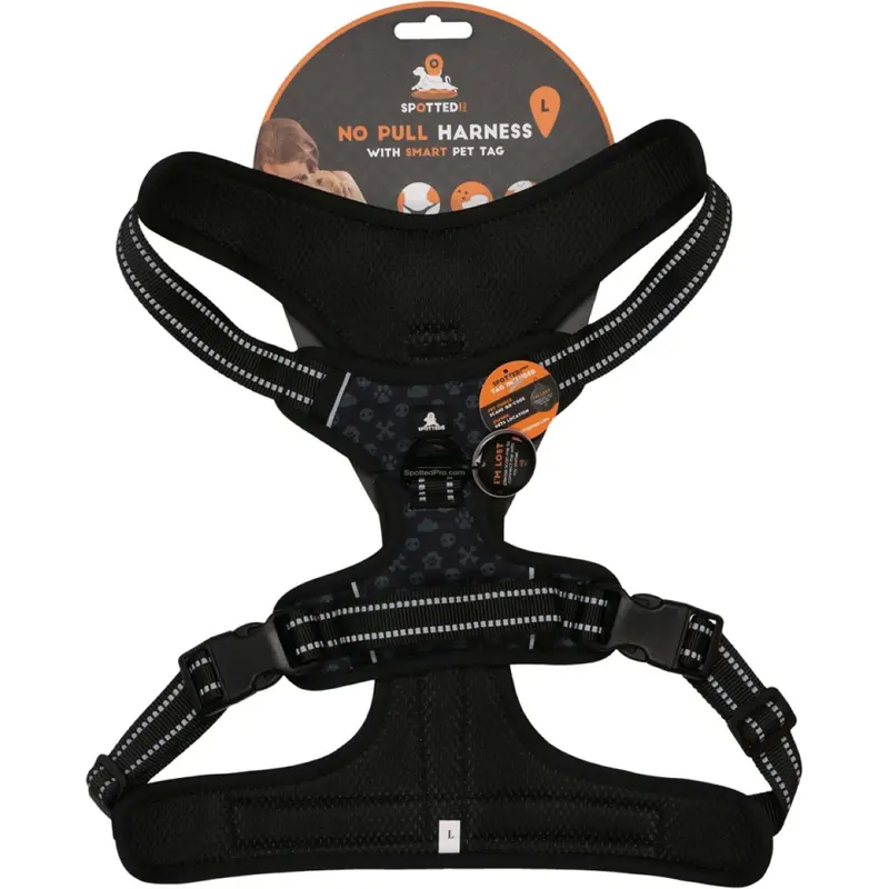 Spotted Pro! Harnais Ergonomique Pour Chien – Nuance Anthracite Discrète 1