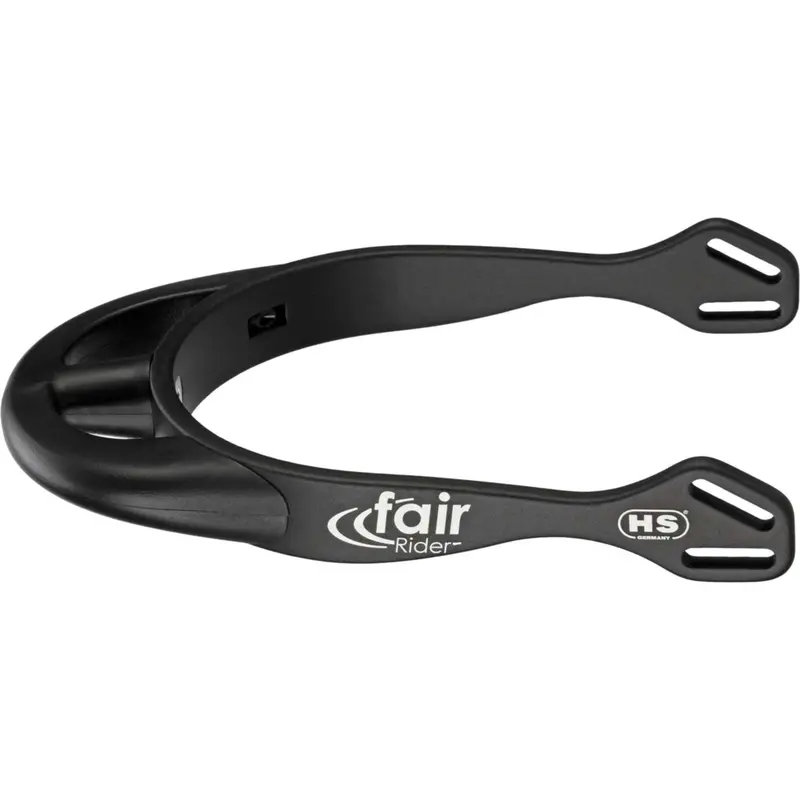 Sprenger Éperons Fairrider Demi-Rond, Version Noir/Noir Élégante 1