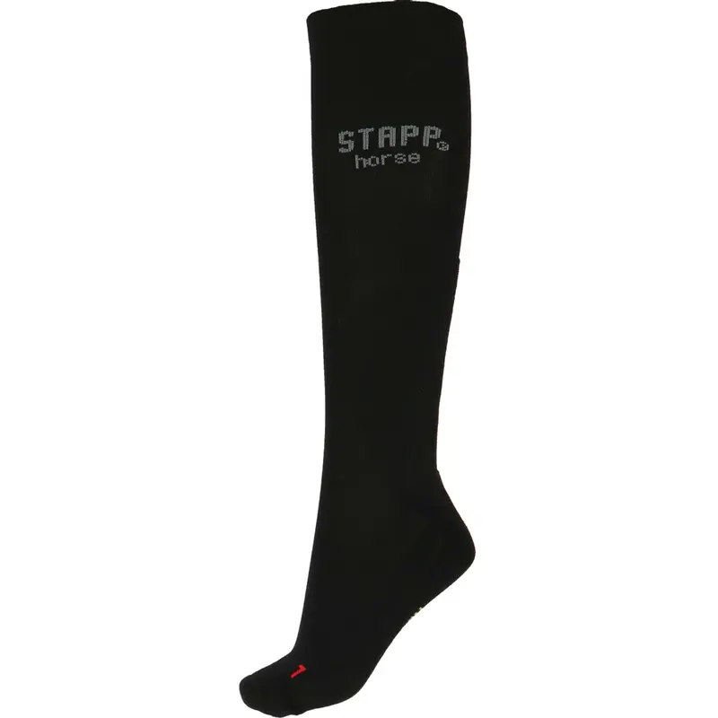 Stapp Horse Riding Compression Socks In Black 1