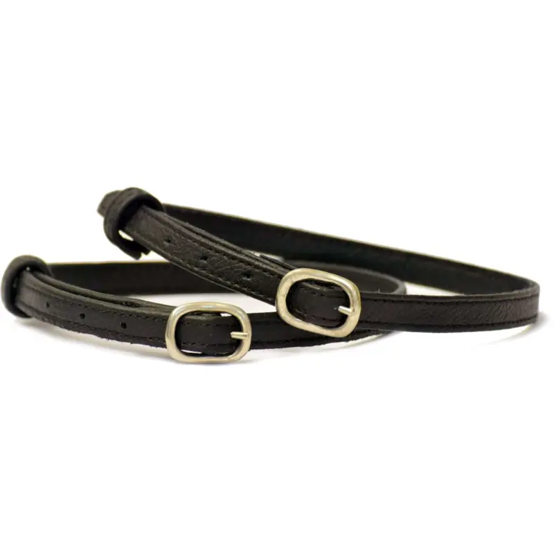 Stübben Black Stirrup Leather Straps 1