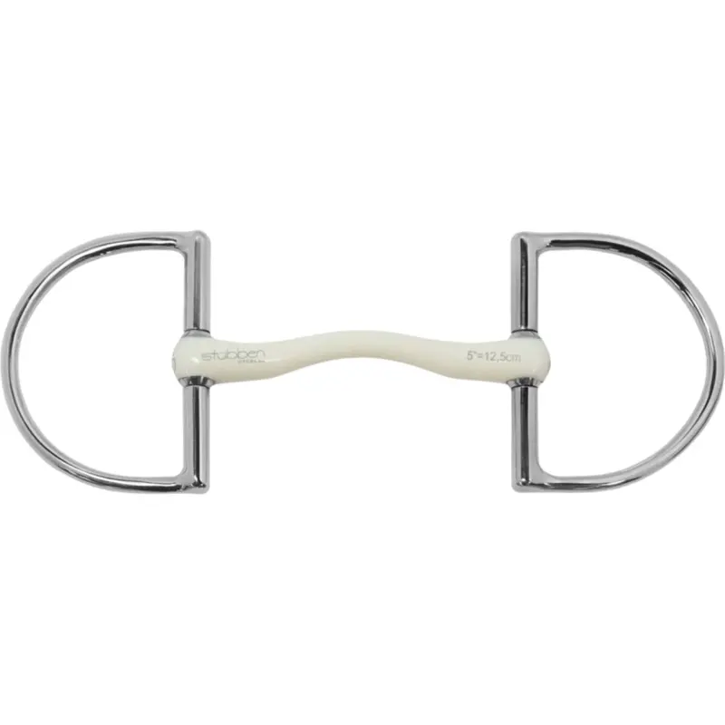 Stübben Fine Line Flex D-Ring Snaffle Bit – 16Mm 1