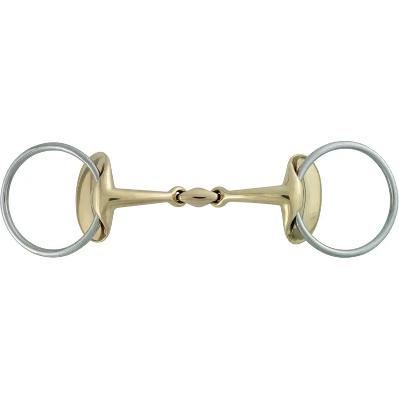 Stübben Gold Wing Snaffle Bit – Sweet Iron, Double Ring 1