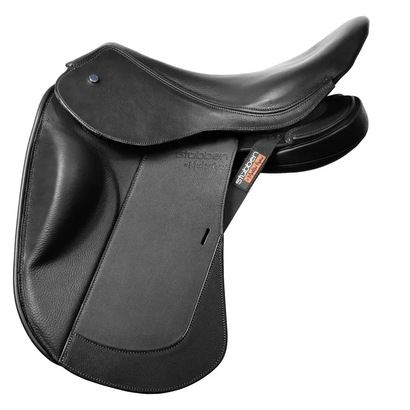 Stübben Revsport Dressage Saddle – Premium Black Leather 1