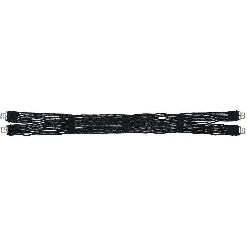 Stübben Stainless Steel Cord Girth With Plain Black Buckles 1