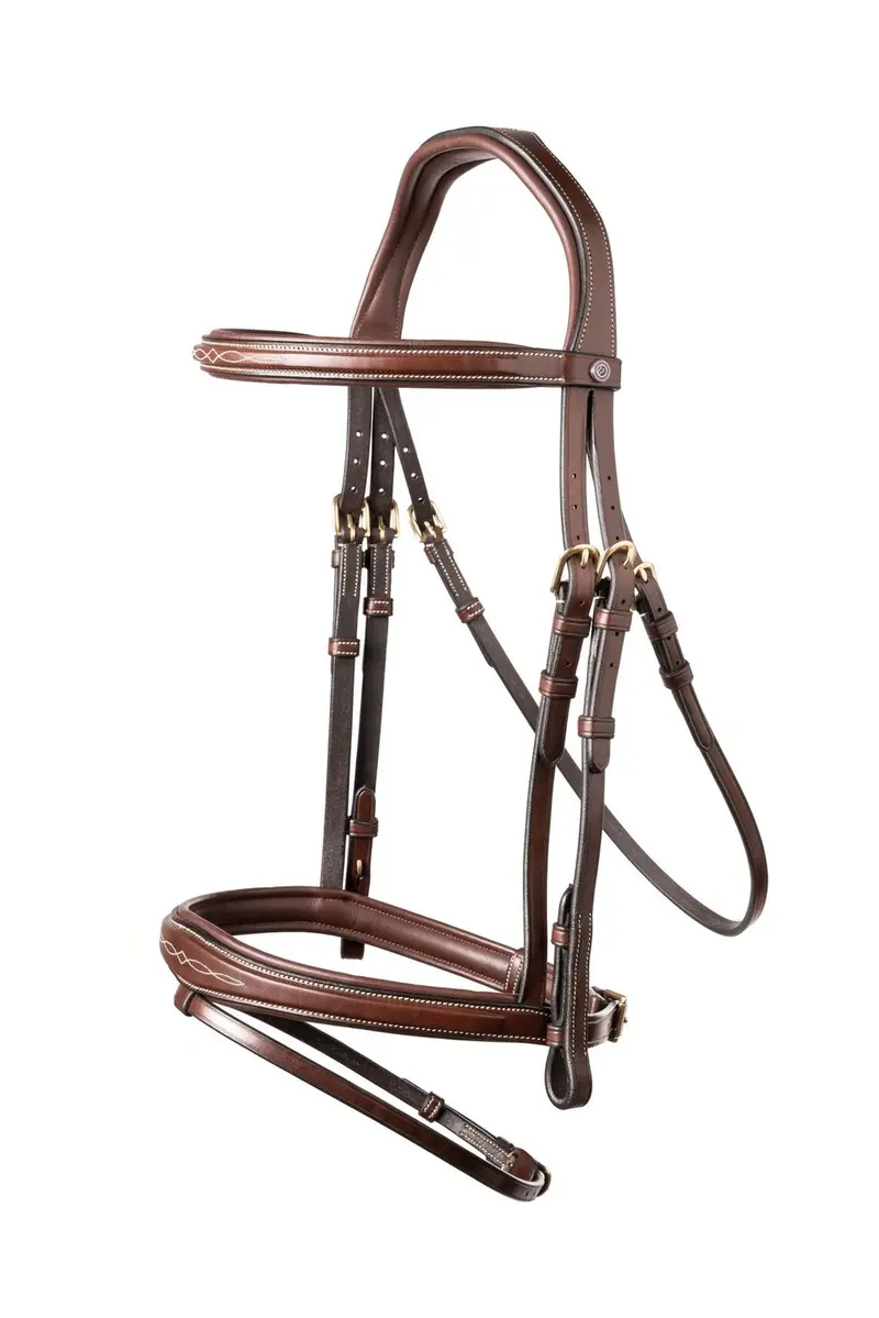 Trust Amsterdam Bridle In Brown And Orange 1
