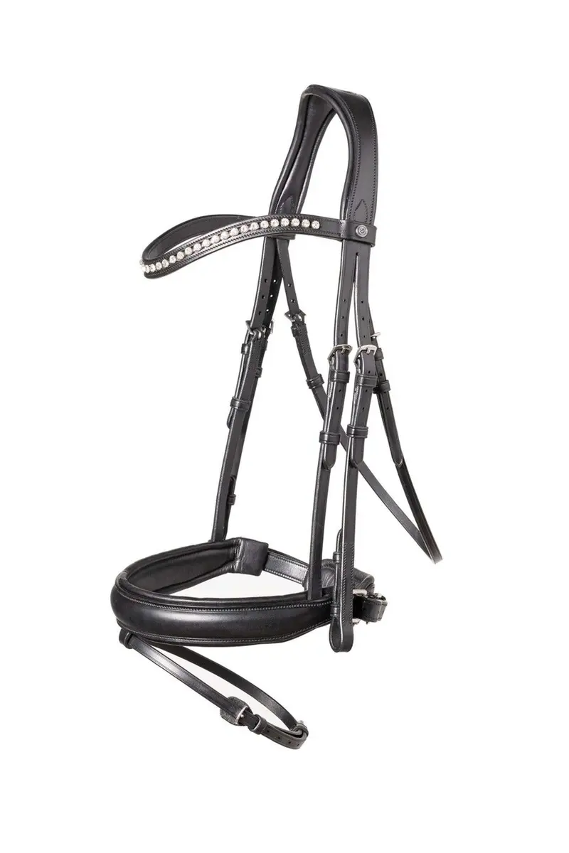 Trust Verden Black And Silver Bridle 1
