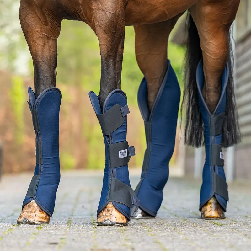 Velder Horsewear Navy Travel Boots 1