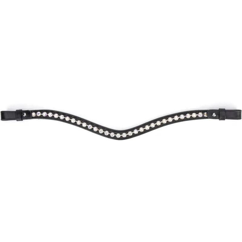 Velociti By Shires Gara Iridescent Diamante Black Frontal Bandage 1