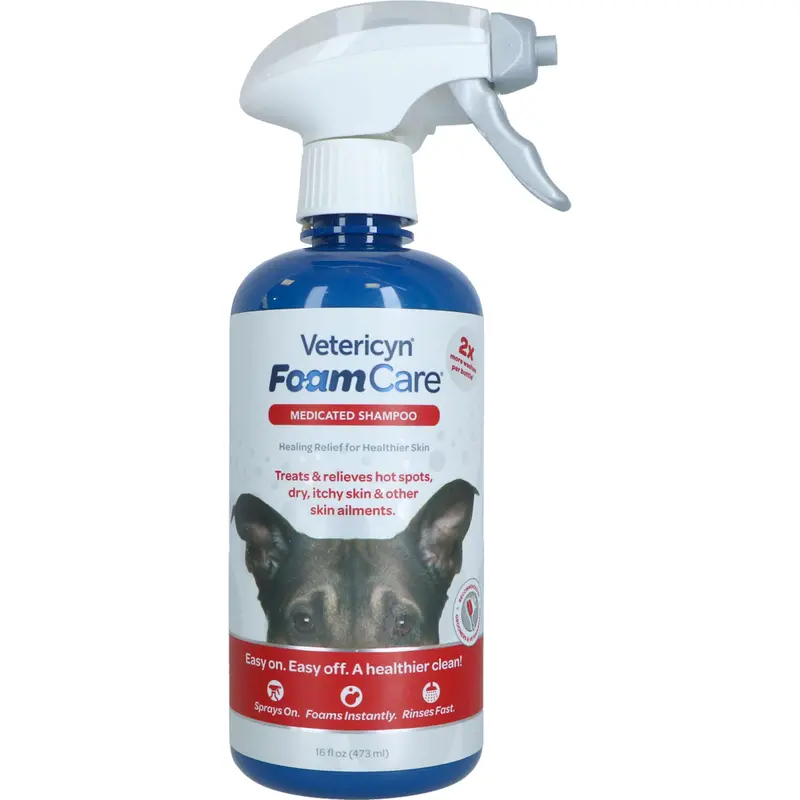 Vetericyn Foamcare Medicated Pet Shampoo 1