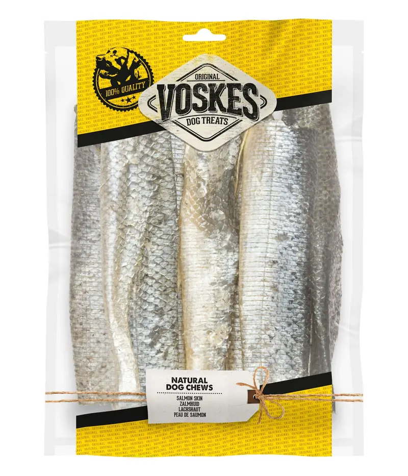 Voskes Salmon Skin Chews 1