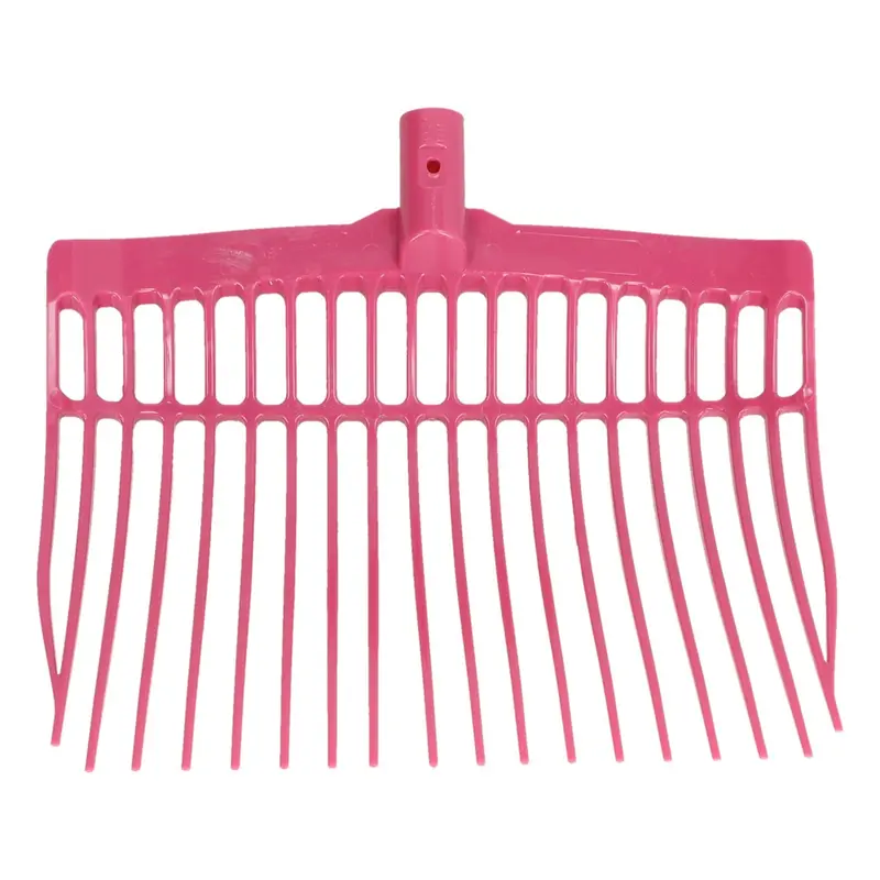 Vplast Pink Plastic Manure Fork (No Handle) 1