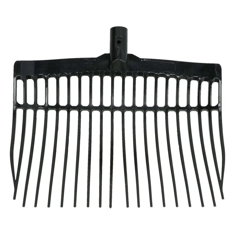 Vplast Plastic Manure Fork – Handleless Design, Black 1