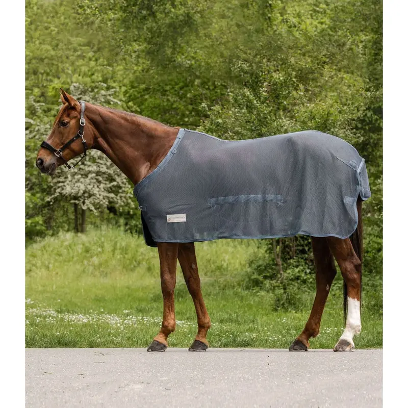 Waldhausen Comfort Fly Sheet With Detachable Neck Cover In Chalk Blue 1