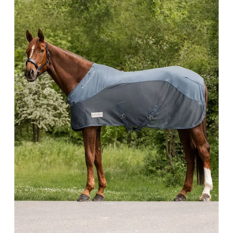 Waldhausen Fly-Repellent Fleece Rug – Chalk Blue 1