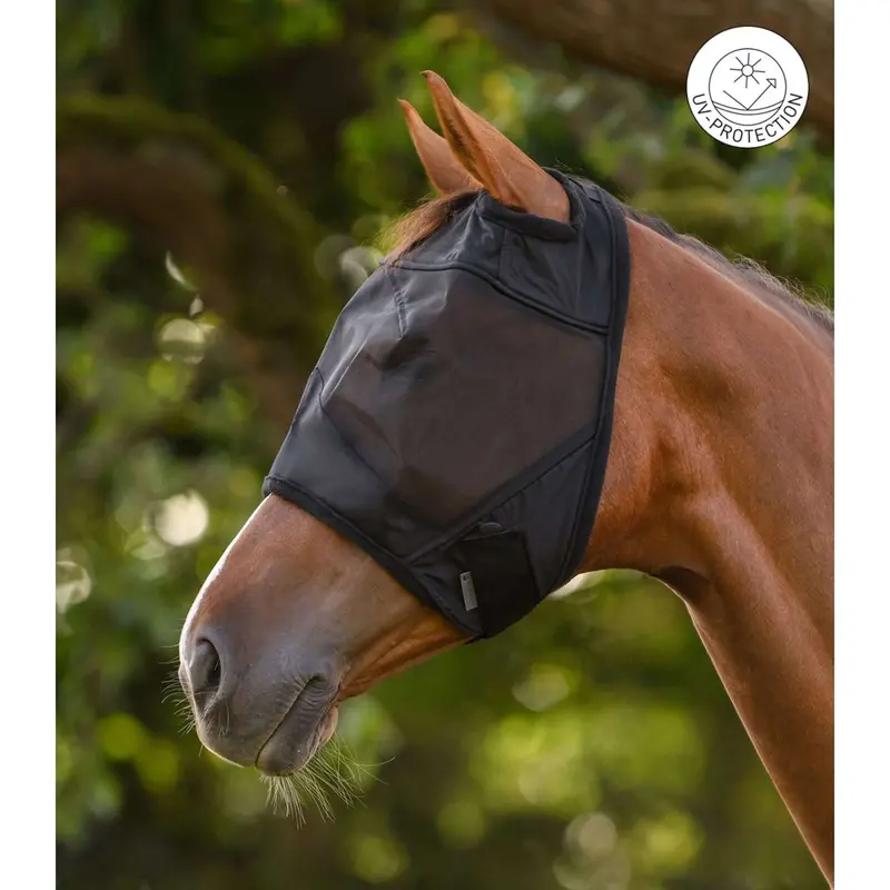 Waldhausen Premium Fly Mask – Earless Design In Black 1