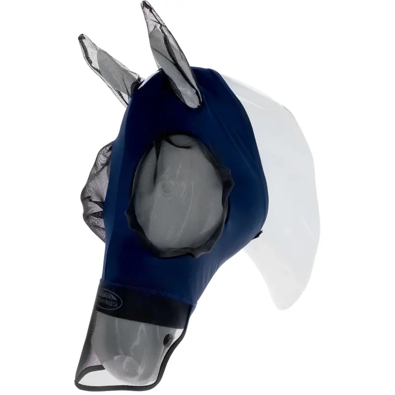 Weatherbeeta Comfitec Luxe Bug Eye Saver Fly Mask With Ears & Nose – Navy/Black 1