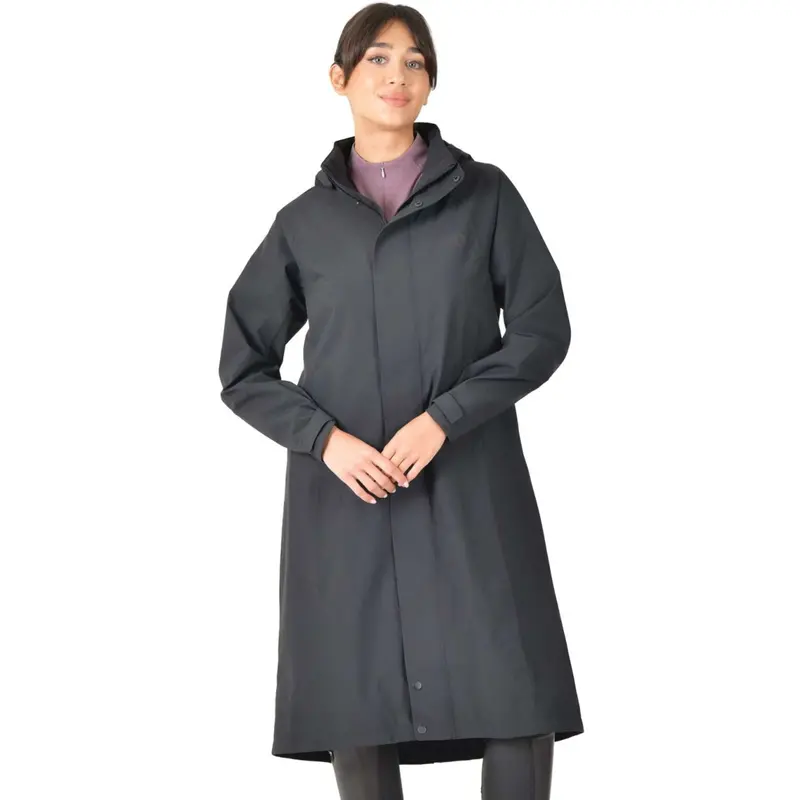 Weatherbeeta Longline Windbreaker Jacket In Black 1