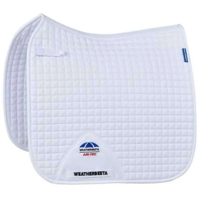 Weatherbeeta Prime Air-Tec Dressage Saddle Pad In White 1