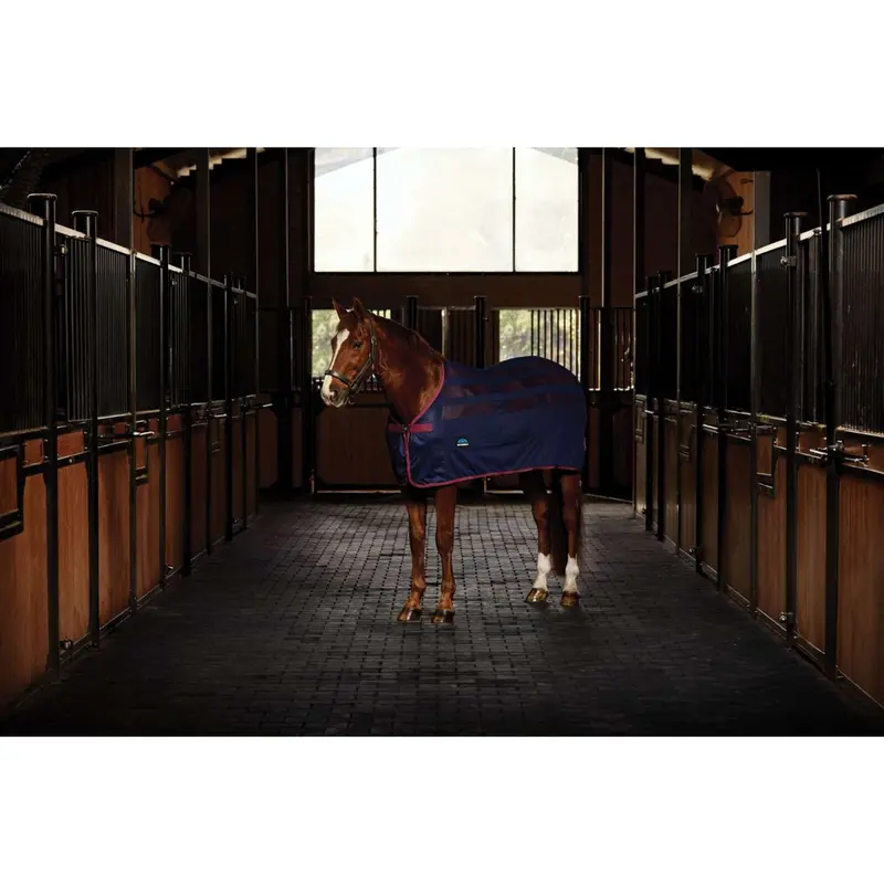 Weatherbeeta Scrim Cooling Sheet – Standard Neck, Navy & Bordeaux 1