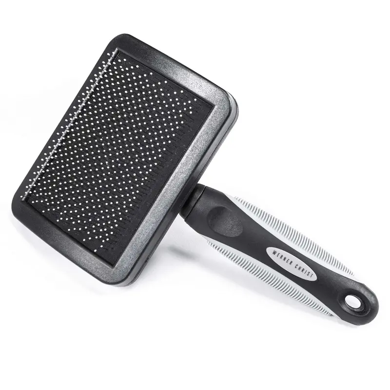 Werner Christ Sheepskin Grooming Brush – Black/Grey 1
