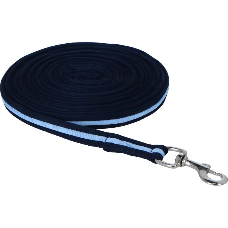 Wessex Longe Faible Navy/Light Blue Horse Lead 1
