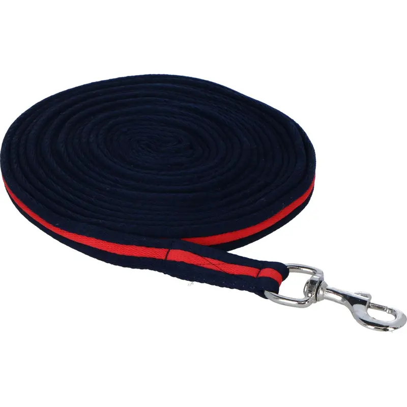 Wessex Low-Stretch Lead Rope In Navy And Red 1