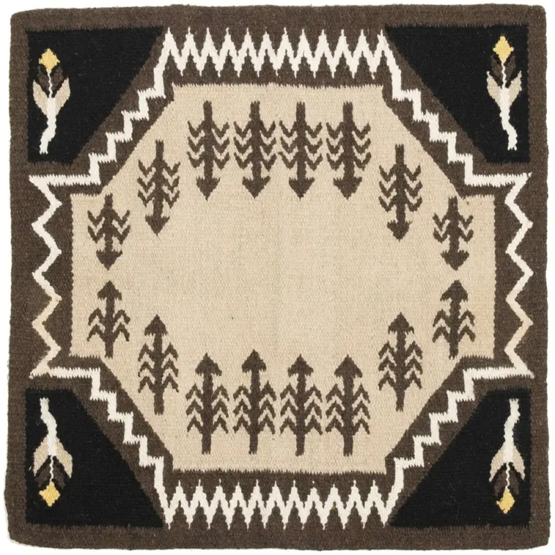 Westride Dakota Show Blanket – Brown & Beige Cotton Blend 1
