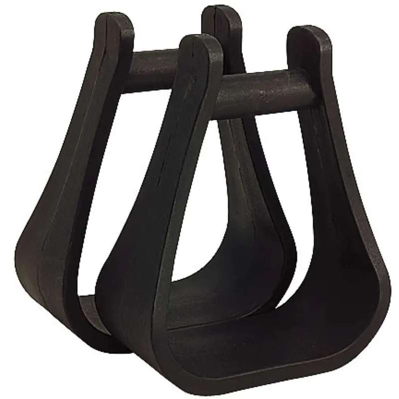 Westride Western Stirrups – Matte Black Finish 1