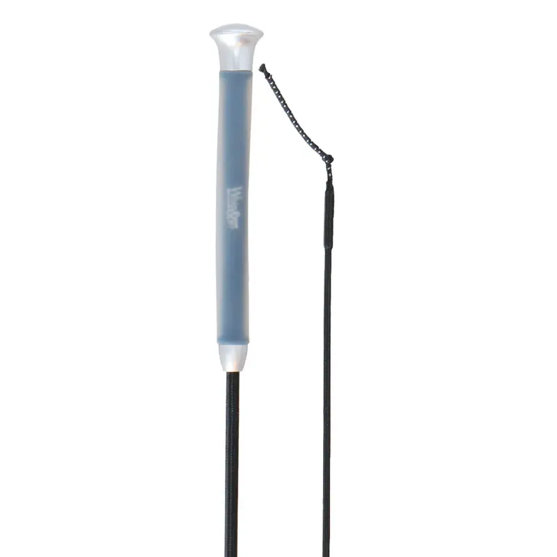 Whip & Go Gel-Core Dressage Whip – Black 1