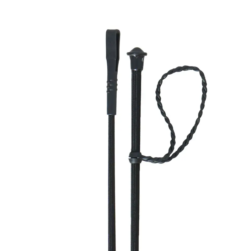 Whip & Go Twist Riding Crop – Black 1