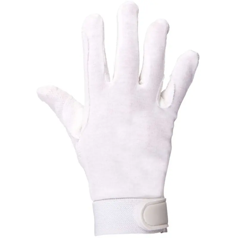 White Cotton Riding Gloves – Premiere Collection 1