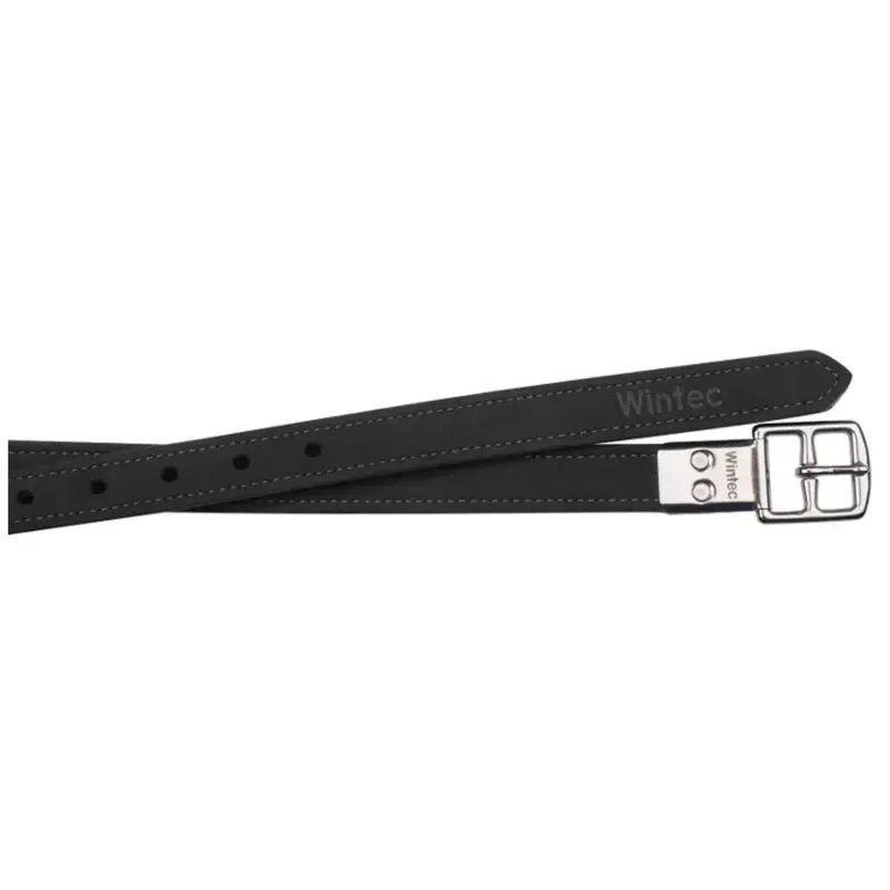 Wintec Pro Stirrup Leathers – Black 1