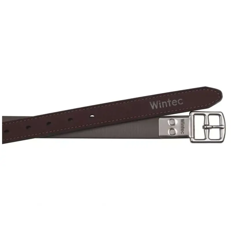 Wintec Slimline Heavy-Duty Brown Stirrup Leathers 1