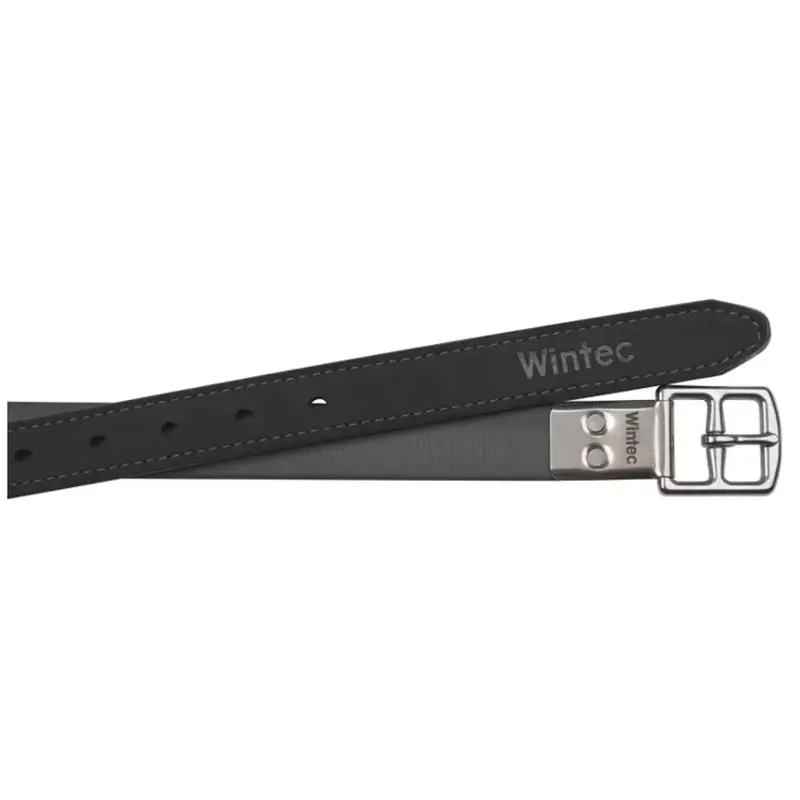 Wintec Slimline Heavy-Duty Stirrup Leathers – Black 1