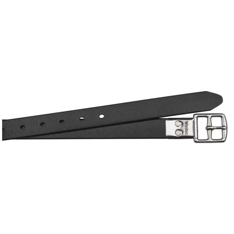 Wintec Synthetic Classic Stirrup Leathers – Black 1