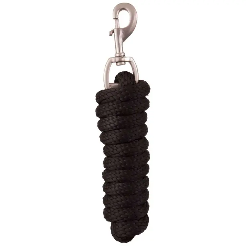 Xcellence Halter Rope With Snap Hook – Black 1