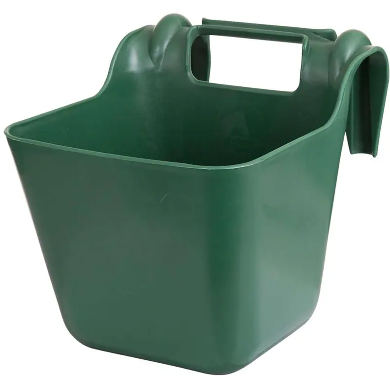 Young Line Fixed-Loop Square Feeder – Green 1