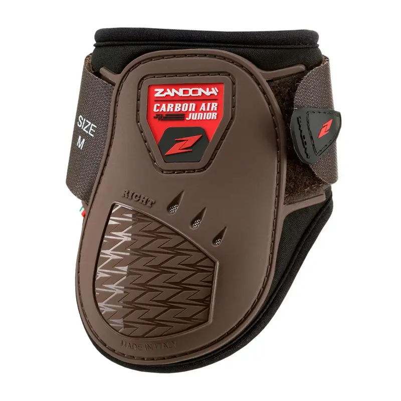 Zandona Carbon Air Junior Brushing Boots – Brown 1