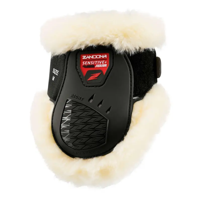 Zandona Carbon Air Sensitive Plus Junior Black Fetlock Guards 1