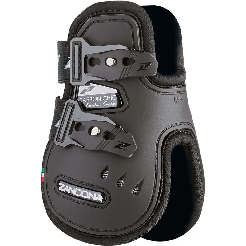 Zandona Carbon Chic H-Performance Short Black Fetlock Protectors 2