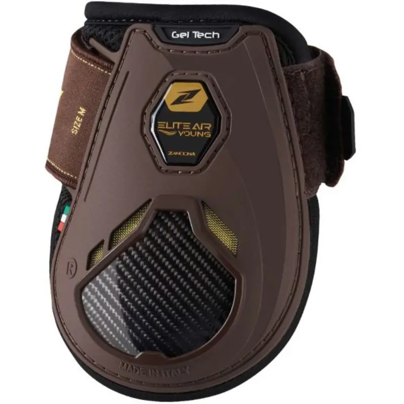 Zandona Elite Air Young Competition Brown Fetlock Boots 1
