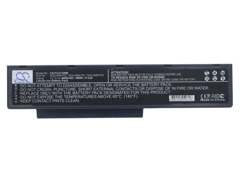 11.1V 4400Mah Li-Ion Battery For Fujitsu Amilo Li3710 Li3910 & Pi3560 Laptops 1