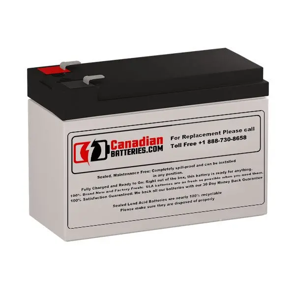 12V 10Ah Sla Replacement Battery For Zeus Pc9-12 Ups (F2 Terminal) 1