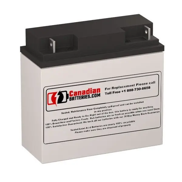 12V 18Ah Sealed Lead-Acid Replacement For Seawill Sw12180Hr Ups (Nut & Bolt Terminals) 1