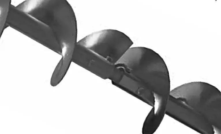 14Cs624 Quick-Change Left-Hand Sectional Screw — 14-Inch Diameter, 11'9" Length 1